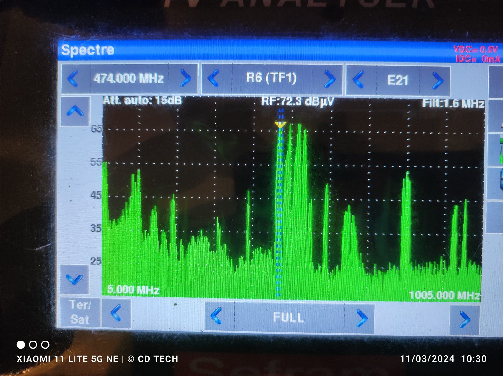 Parabole satellite installée sur une toiture